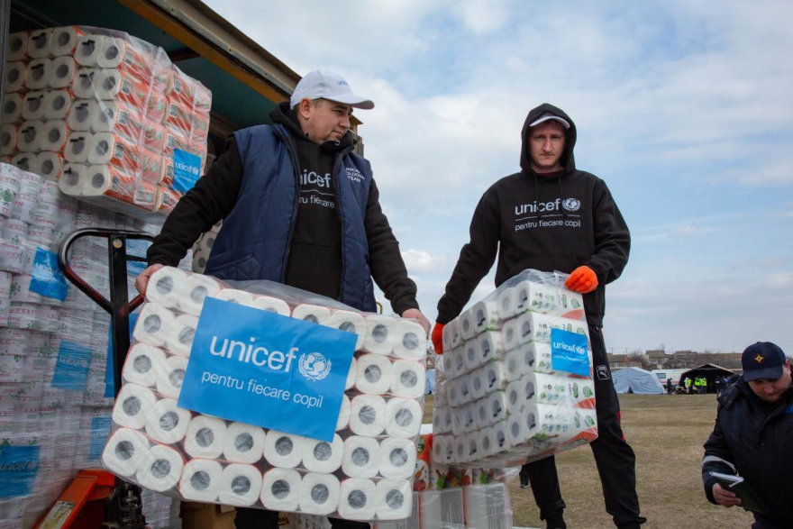 UNICEF: estamos con los niños de Ucrania.