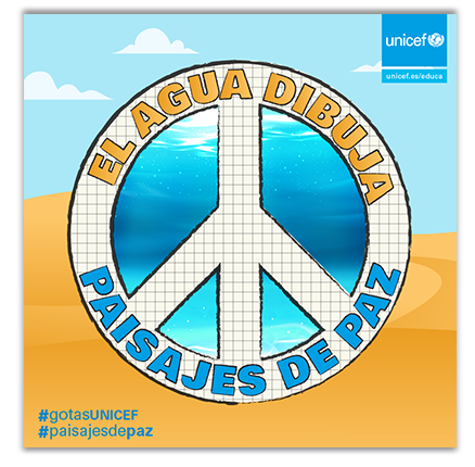 El agua dibuja paisajes de paz: Actividad para el Día de la Paz