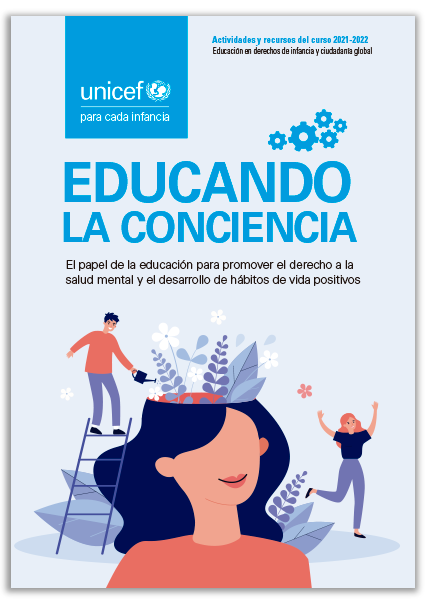 Portada del documento "Educando la conciencia - Actividades y recursos para el curso 2021-2022"