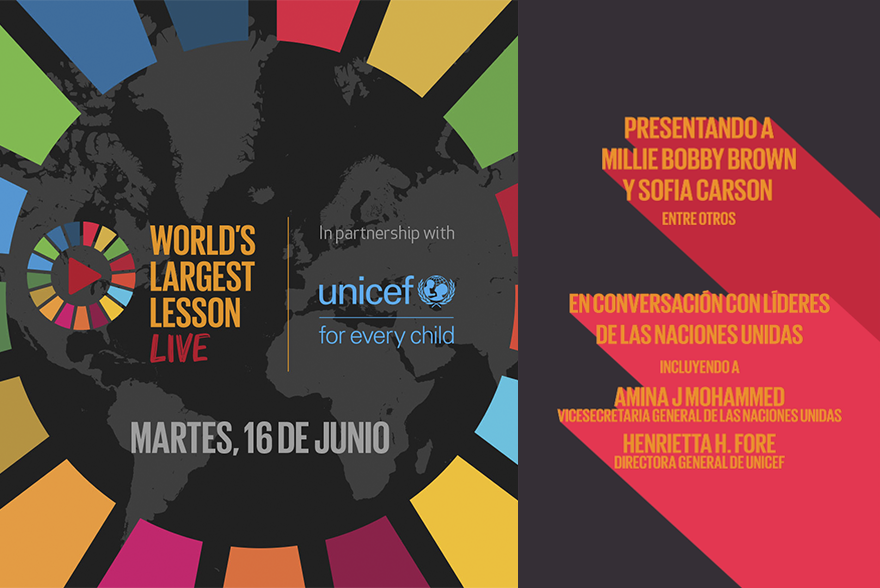 Únete a la lección más grande del mundo en directo: 16 de junio