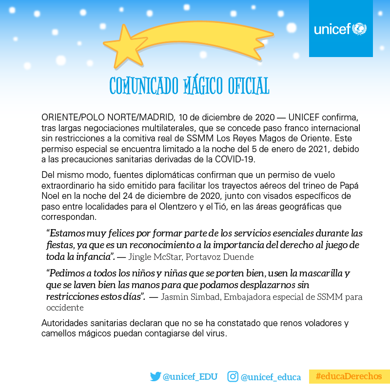 Comunicado mágico oficial coronavirus COVID-19