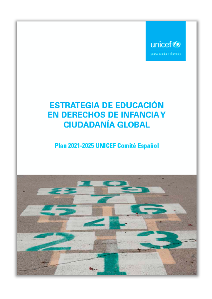 Portada del documento "Estrategia de Educación en Derechos de Infancia y Ciudadanía Global"