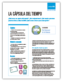 Guía de actividad: Cápsula del tiempo