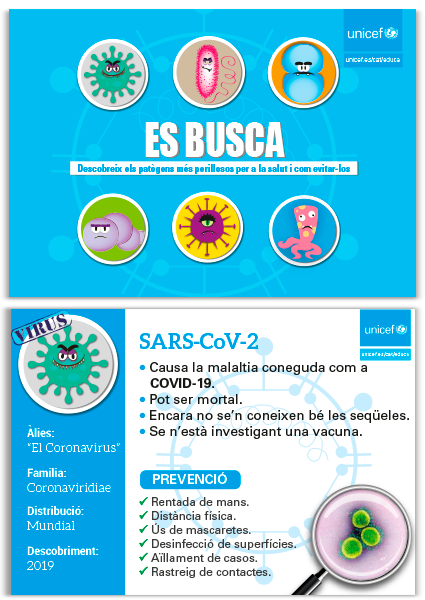 Els patògens més buscats: Fitxes per a l'aula