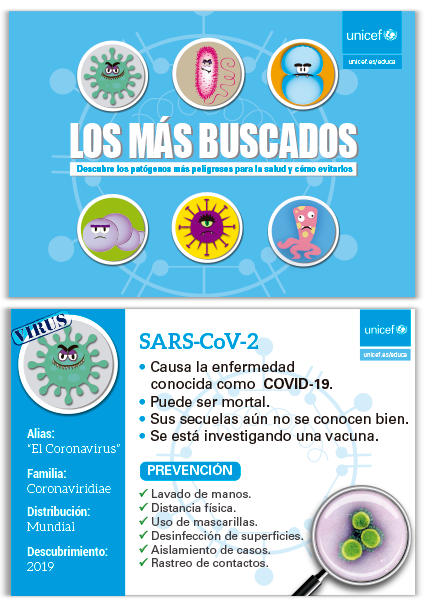 Los patógenos más buscados: Fichas para el aula