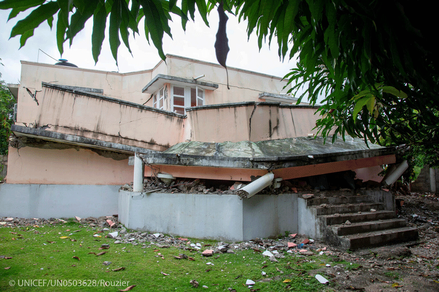 Las primeras evaluaciones muestran los grandes daños provocados por el terremoto en las escuelas de Haití