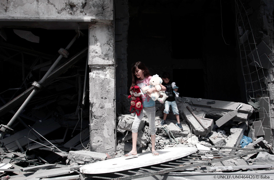 UNICEF brinda ayuda para salvar vidas en la Franja de Gaza a medida que las necesidades humanitarias continúan aumentando