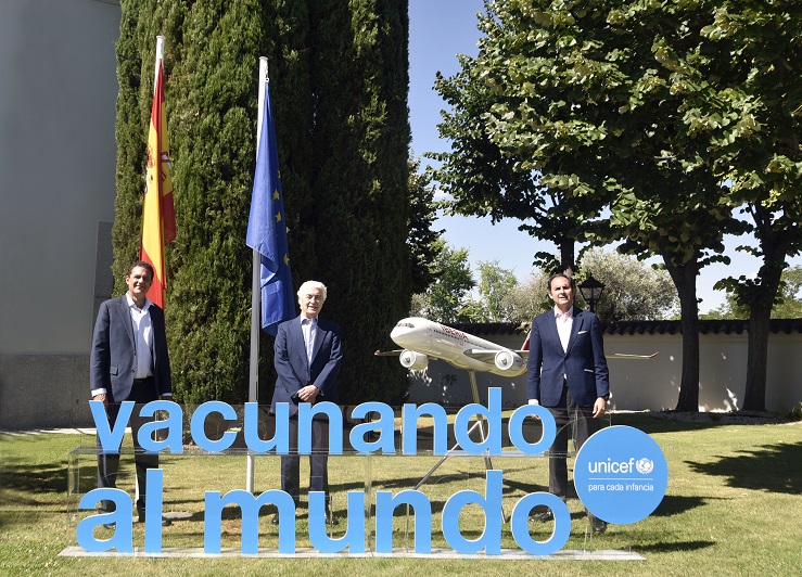 Acuerdo UNICEF e Iberia distribución de suministros COVID19
