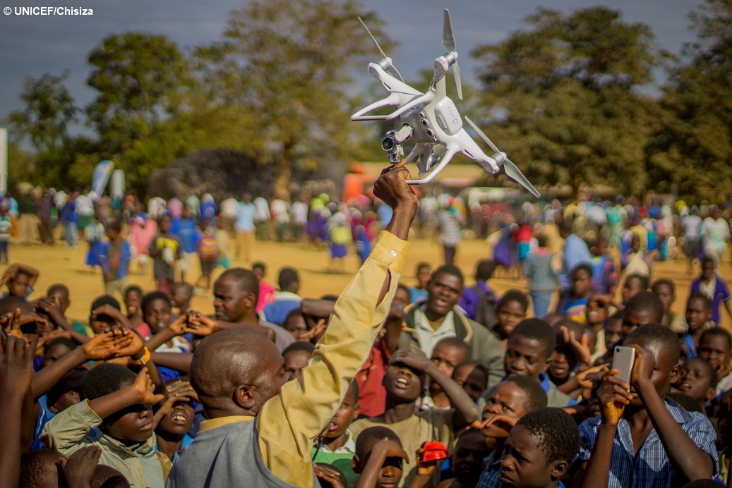 UNICEF uso de drones