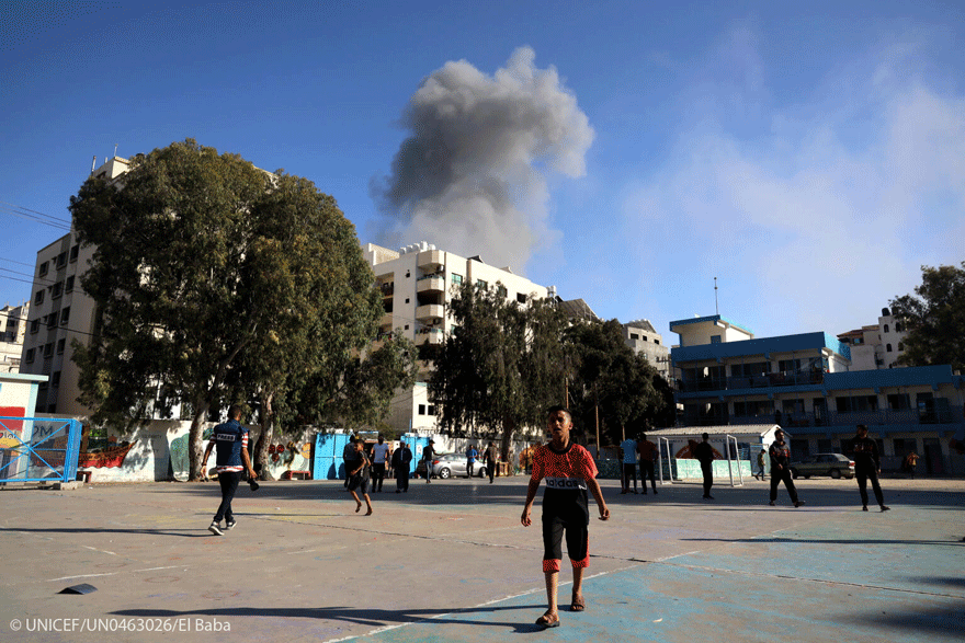 Se necesita acceso humanitario inmediato para evitar un desastre para los niños de Gaza