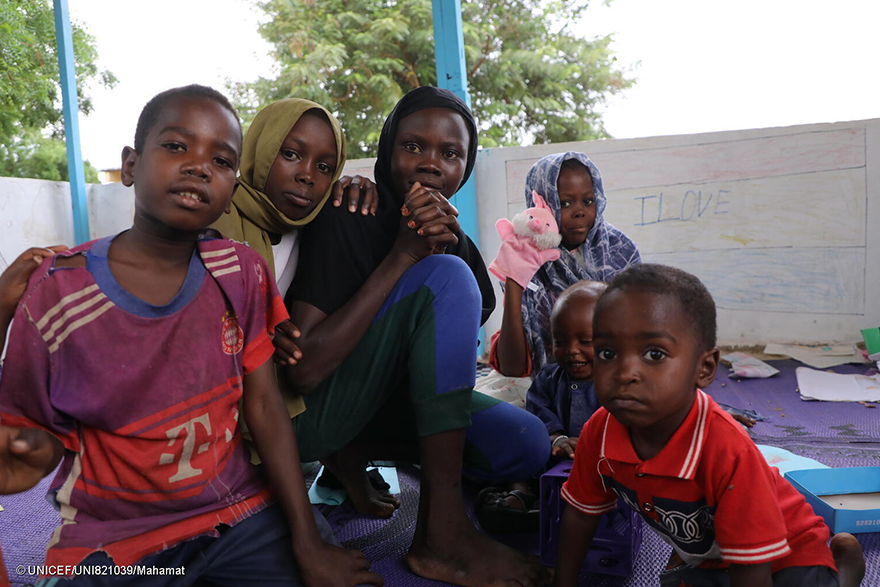 Chad ha acogido a 700.000 de los más de dos millones de niños y niñas que han huido de Sudán