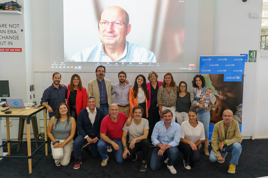 Participantes en el Demo Day de UNICEF Lab