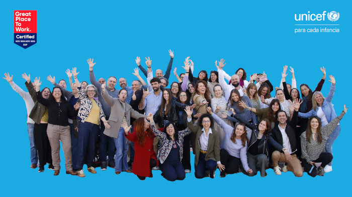 UNICEF España obtiene la certificación como un gran lugar para trabajar