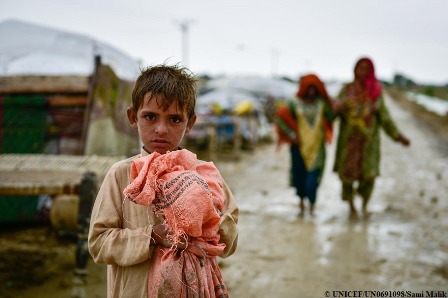 Inundaciones en Pakistán: “Si no aumenta la ayuda, tememos que muchos más niños perderán la vida”