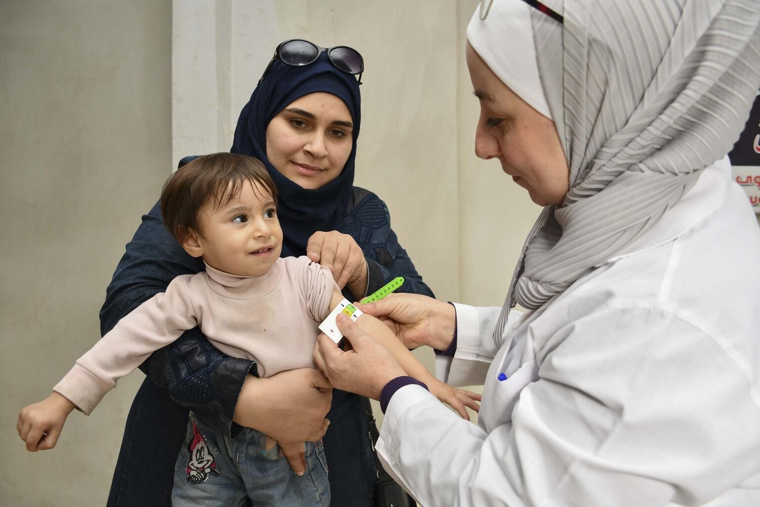 Previmos a desnutrición infantil en Siria