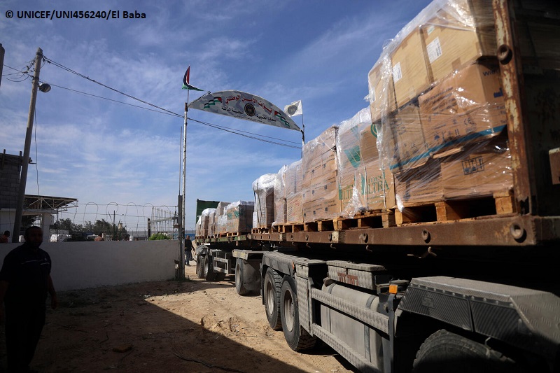 La ayuda humanitaria entra en Gaza