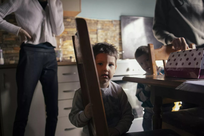 Pobreza infantil.