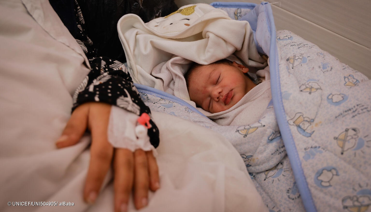 Bebé en Gaza