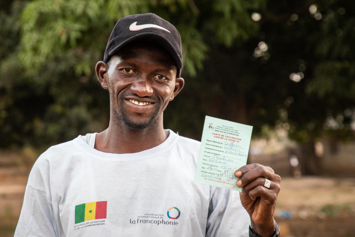 Vacunación en Senegal.