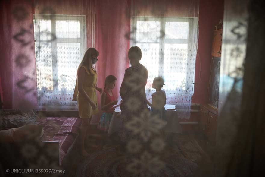 Familia en Ucrania