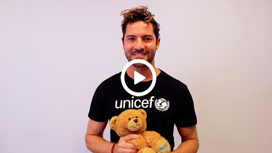 3 razones por las que David Bisbal es Embajador de UNICEF