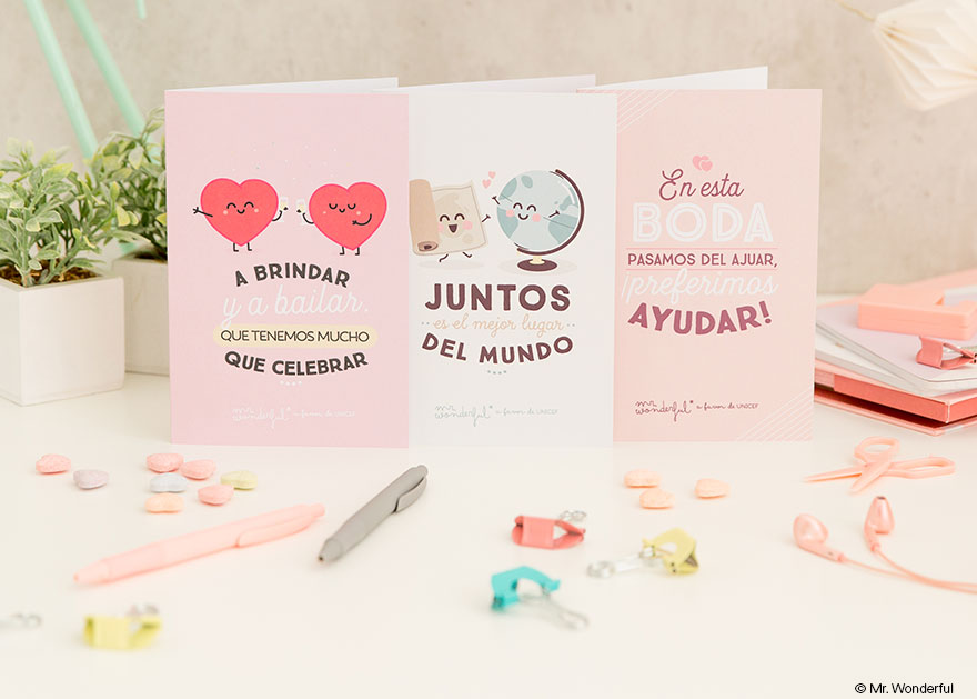 ¡Nuevas tarjetas de Mr. Wonderful para Regalo Azul de UNICEF!