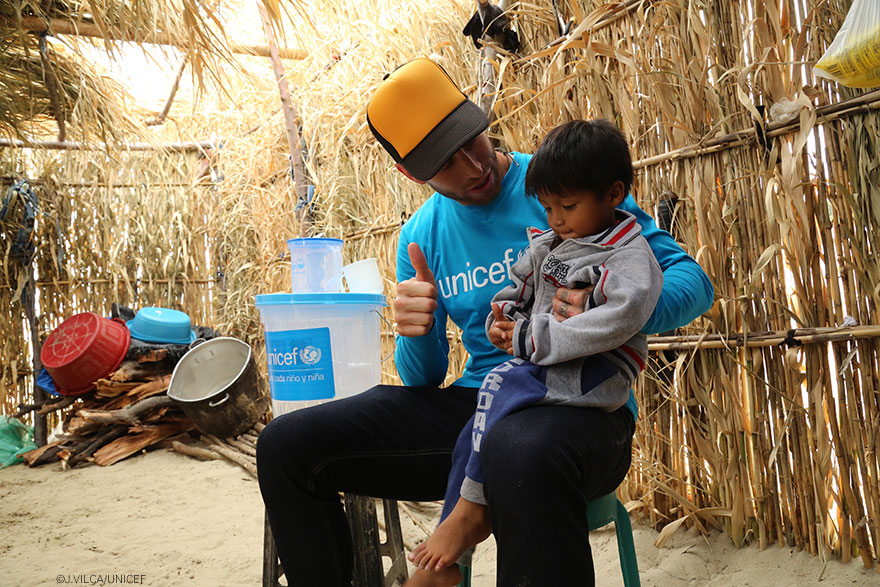 Sergio Ramos viaja a Perú para conocer el trabajo de UNICEF