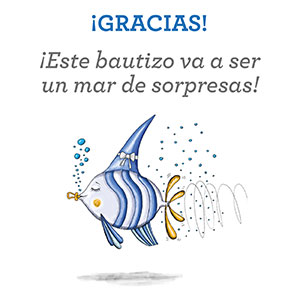 Este bautizo será un mar de sorpresas Este bautizo será un mar de sorpresas