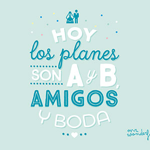 Mr Wonderful - Hoy los planes son A y B Mr Wonderful - Hoy los planes son A y B