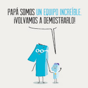 Papá somos un equipo increíble Papá somos un equipo increíble