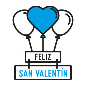 Feliz san valentín - Globos Feliz san valentín - Globos