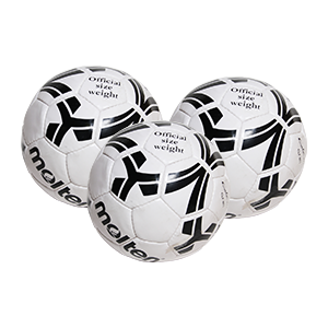 3 balones de fútbol