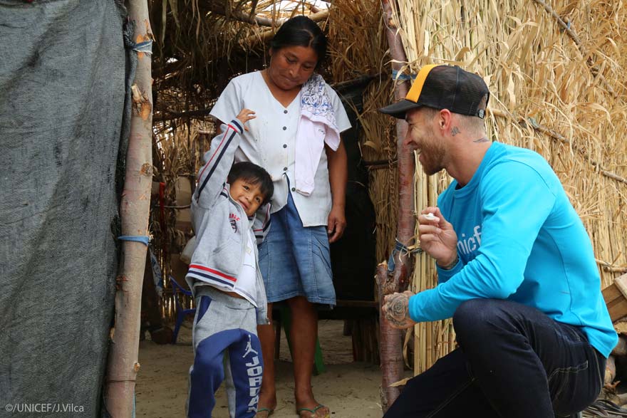Sergio Ramos: “La victoria que me apasionaría conseguir es que cada niño del mundo crezca sano, fuerte y tenga oportunidades”