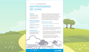 Nos protegemos del clima - Actividad para Educación Infantil
