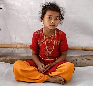 El miedo se apoderó de Jamila, de 5 años, y de otros miles de niños y niñas refugiados rohingya. Jamila