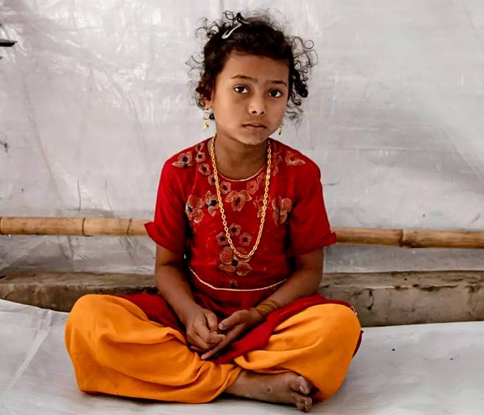 El miedo se apoderó de Jamila, de 5 años, y de otros miles de niños y niñas refugiados rohingya. Jamila