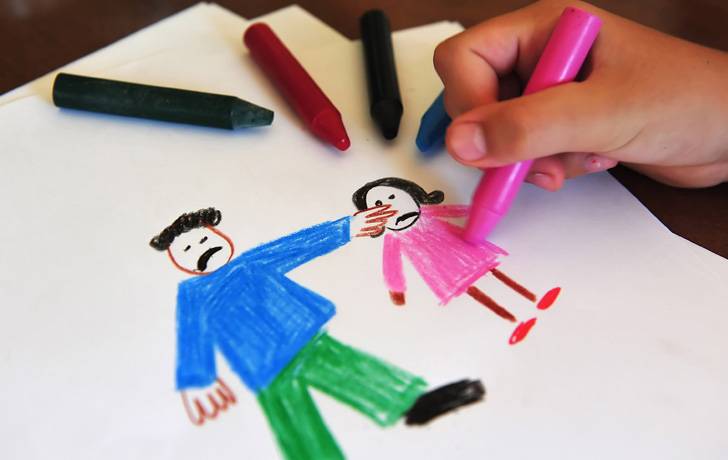Protección Infantil Dibujo de un niño