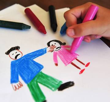 Protección Infantil Dibujo de un niño