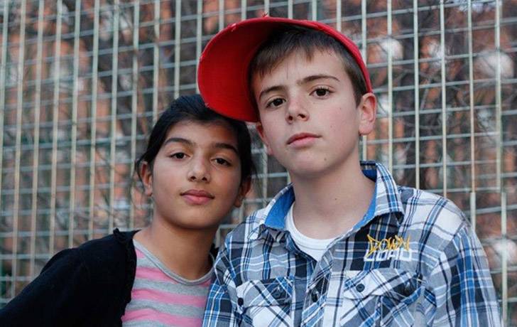 Foto de dos jóvenes