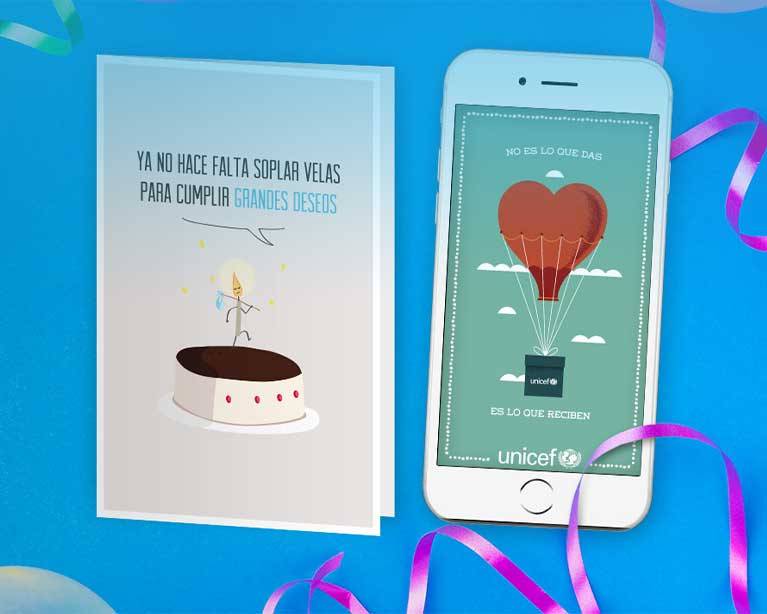 ¿Pensando en hacer un regalo? Haz un Regalo Azul Regalo Azul UNICEF