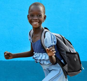 Niña sonriendo