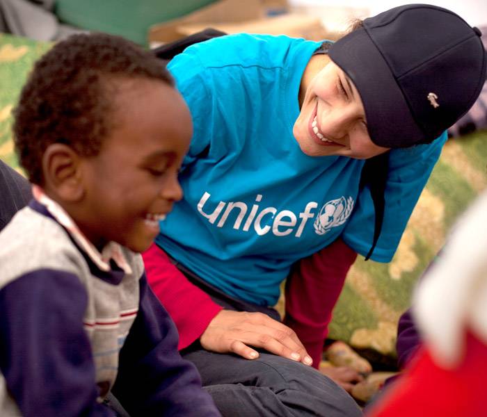 Niño sonriendo