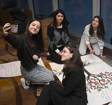 Un grupo de adolescentes