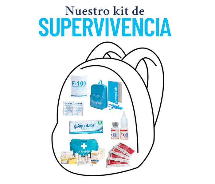 Kit de supervivencia UNICEF Kit de supervivencia UNICEF