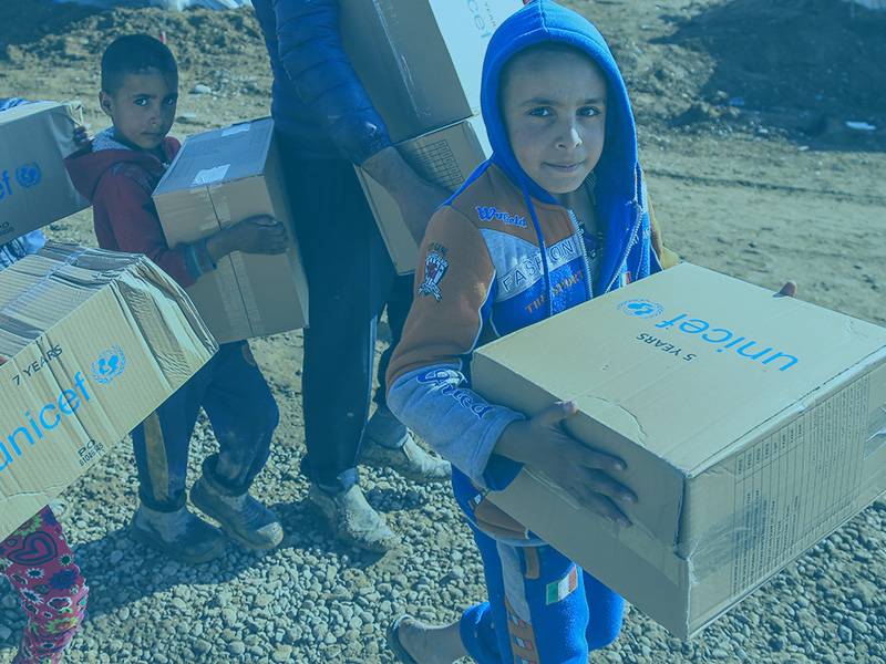 1 de cada 4 niños en el mundo vive en situación de emergencia.